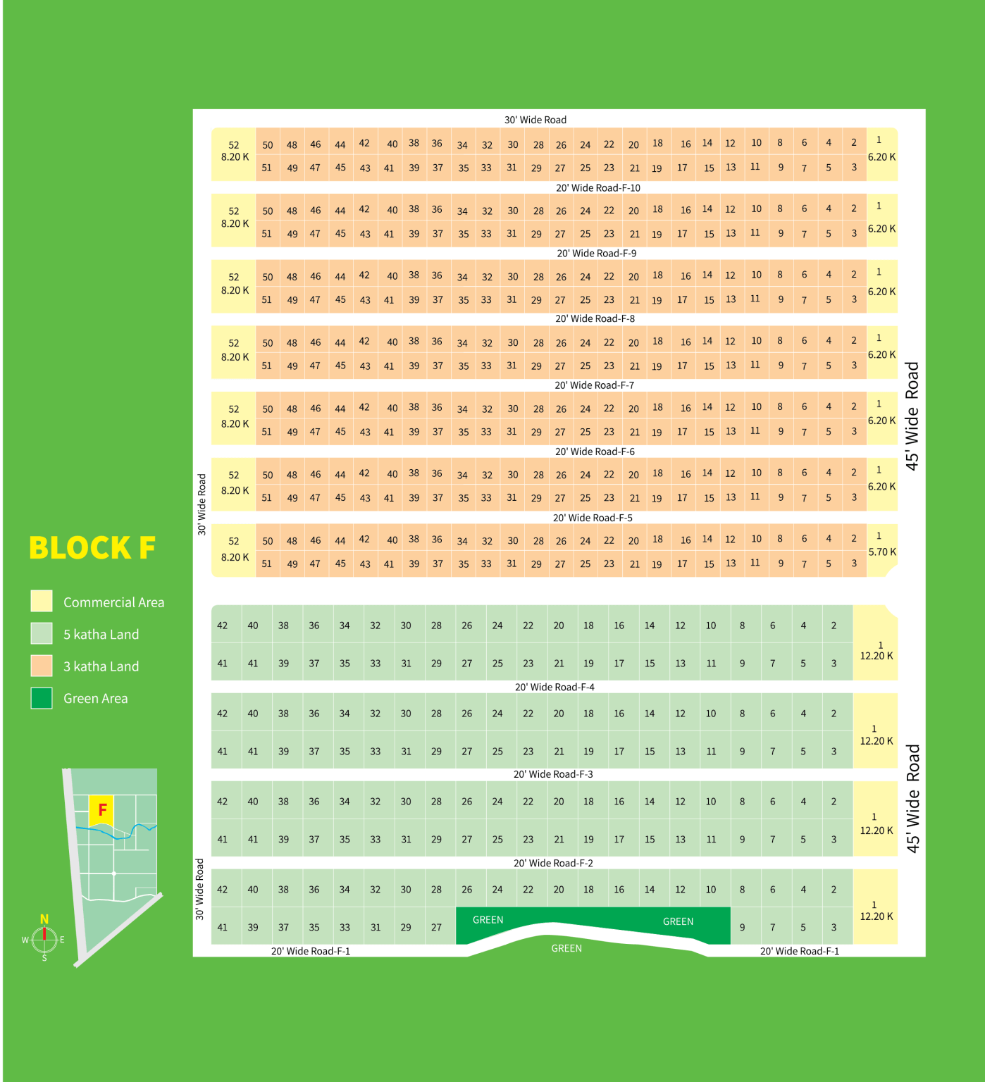 Purbachal Green Town Map