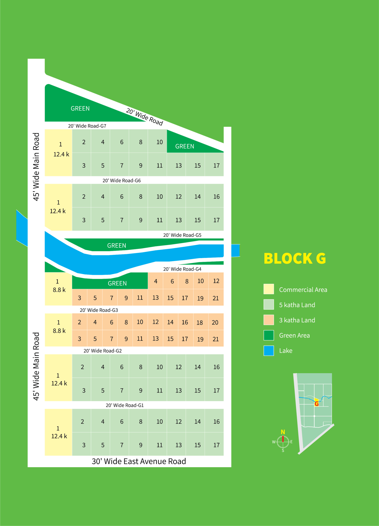 Purbachal Green Town Map