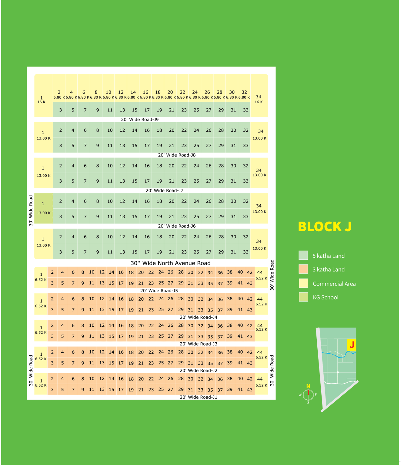 Purbachal Green Town Map